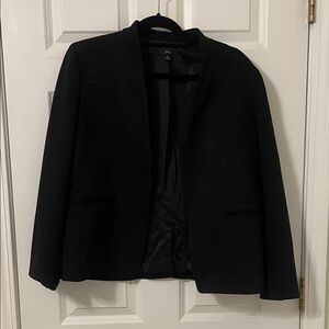 J. Crew Black Open-Front Blazer